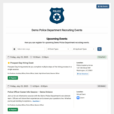 Branded Event Registration & Portal